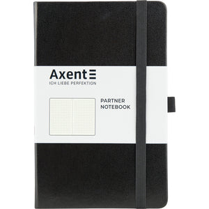 Notes Axent Partner 8306-01-A, 125*195, 96 kartek, kropka, czarny