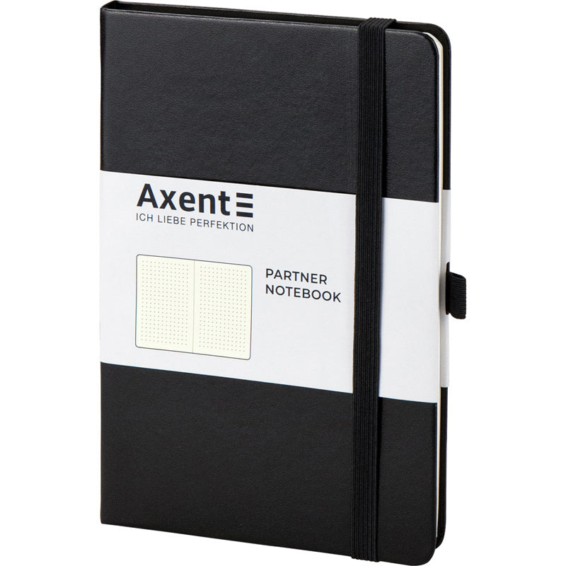 Notebook Axent Partner 8306-01-A, 125*195, 96 sheets, dotted, black