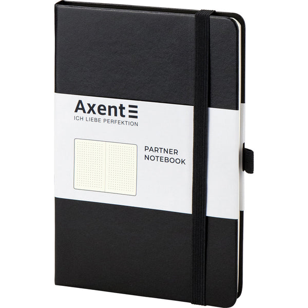 Notes Axent Partner 8306-01-A, 125*195, 96 kartek, kropka, czarny