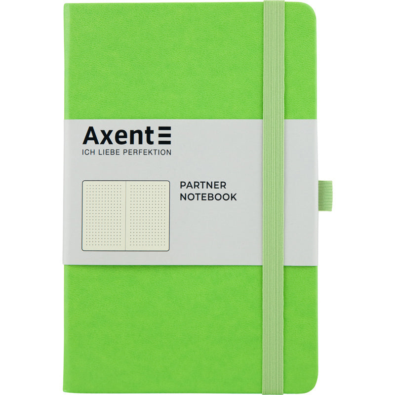Notebook Axent Partner 8306-09-A, 125*195, 96 sheets, dotted, light green