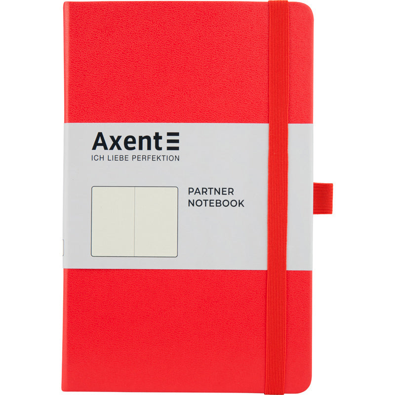 Notes Axent Partner 8307-05-A, 125*195, 96 kartek, nieliniowy, czerwony