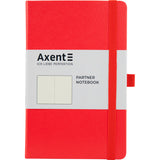 Notes Axent Partner 8307-05-A, 125*195, 96 kartek, nieliniowy, czerwony