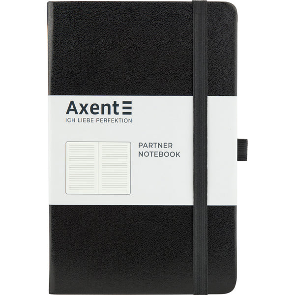Notes Axent Partner 8308-01-A, 125*195, 96 kartek, linia, czarny