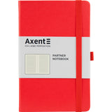 Notes Axent Partner 8308-05-A, 125*195, 96 kartek, linia, czerwony