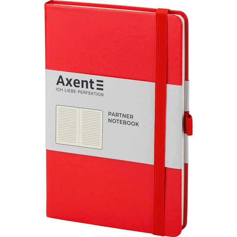 Notes Axent Partner 8308-05-A, 125*195, 96 kartek, linia, czerwony
