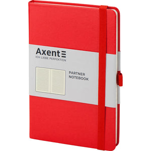 Notes Axent Partner 8308-05-A, 125*195, 96 kartek, linia, czerwony