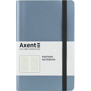 Notes Axent Partner Soft 8206-14-A, 125*195, 96 kartek, kratka, srebrno-niebieski