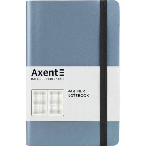 Notes Axent Partner Soft 8206-14-A, 125*195, 96 kartek, kratka, srebrno-niebieski