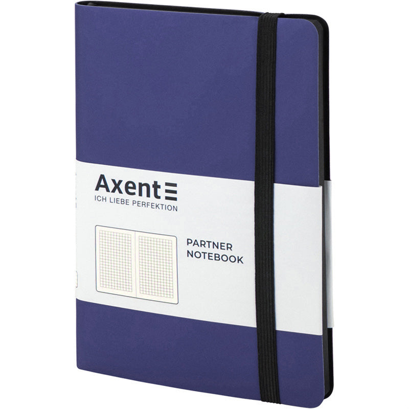 Notebook Axent Partner Soft 8206-38-A, 125*195 mm, 96 sheets, squared, light blue