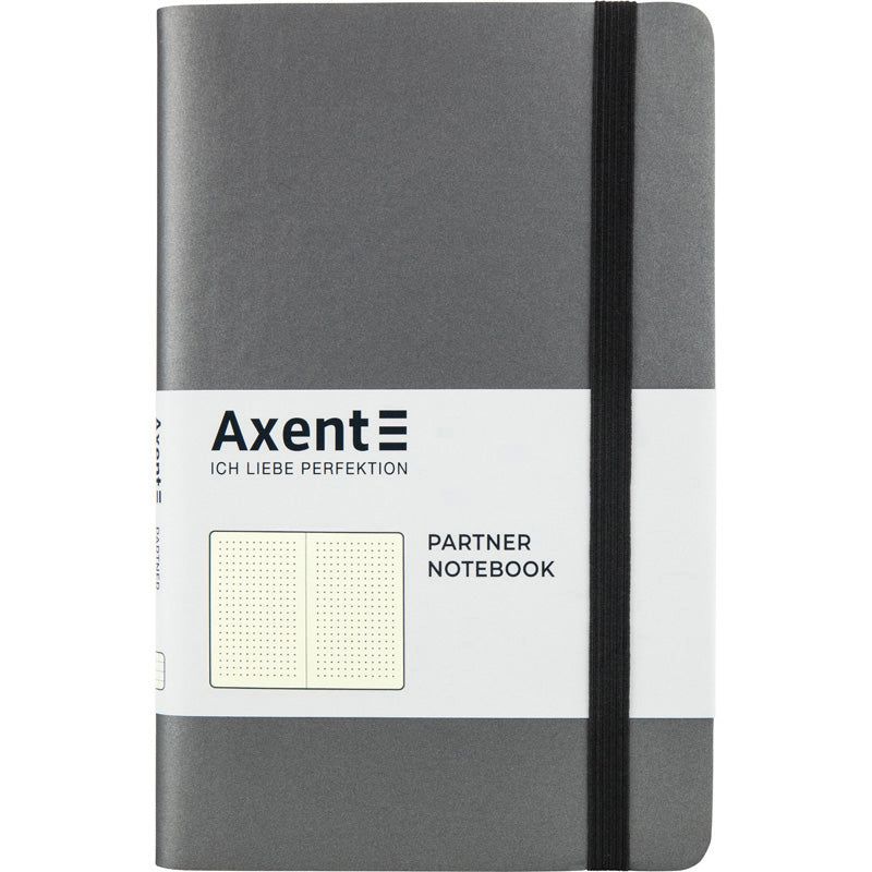 Notes Axent Partner Soft 8310-15-A, 125*195, 96 kartek, kropka, szary