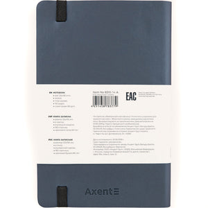 Notes Axent Partner Soft 8310-14-A, 125*195, 96 kartek, kropka, srebrno-niebieski