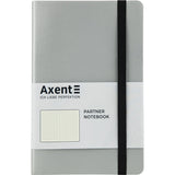 Notes Axent Partner Soft 8312-34-A, 125*195, 96 kartek, kropka, srebrzysty