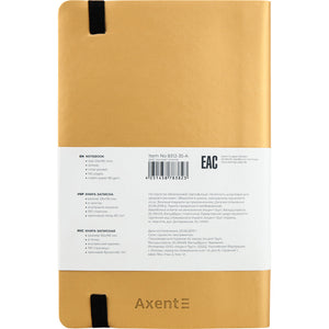 Notes Axent Partner Soft 8312-35-A, 125*195, 96 kartek, kropka, złocisty