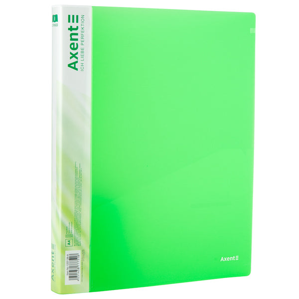 2-rings folder Axent 1207-26-A, 25 mm, A4, green