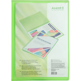 Display-book Axent 1020-26-A, 20 files, A4, green