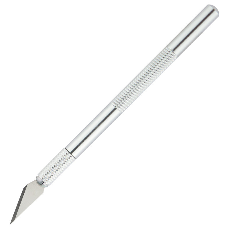 Precision craft knife, metal body (Al) Axent 6904-A, 5 spare blades