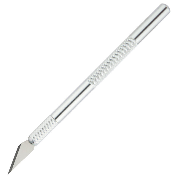 Precision craft knife, metal body (Al) Axent 6904-A, 5 spare blades