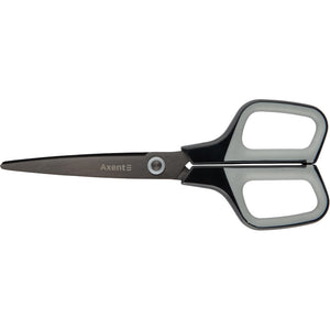 Office scissors Axent Titanium 6306-03-A, 19 cm, graphite-grey