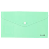 Folder with button Axent Pastelini 1414-09-A, DL, neo mint