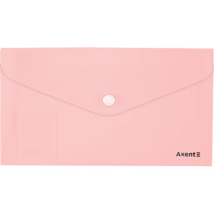 Folder with button Axent Pastelini 1414-10-A, DL, pink