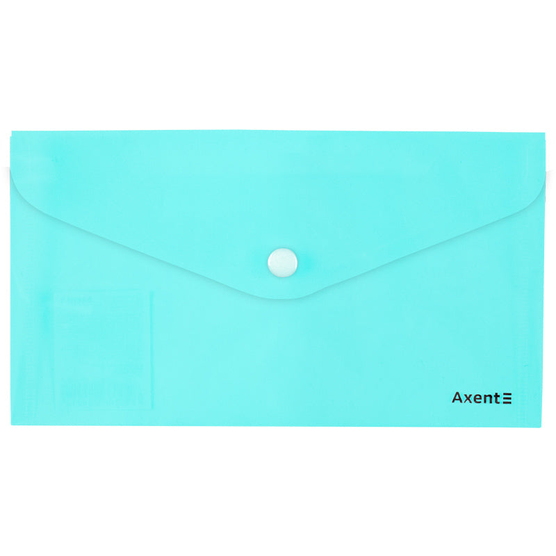 Folder with button Axent Pastelini 1414-18-A, DL, mint