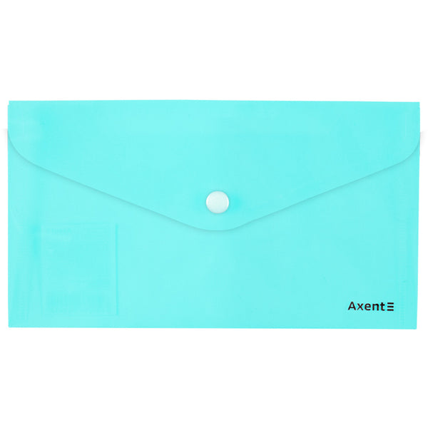 Folder with button Axent Pastelini 1414-18-A, DL, mint