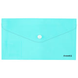 Folder with button Axent Pastelini 1414-18-A, DL, mint