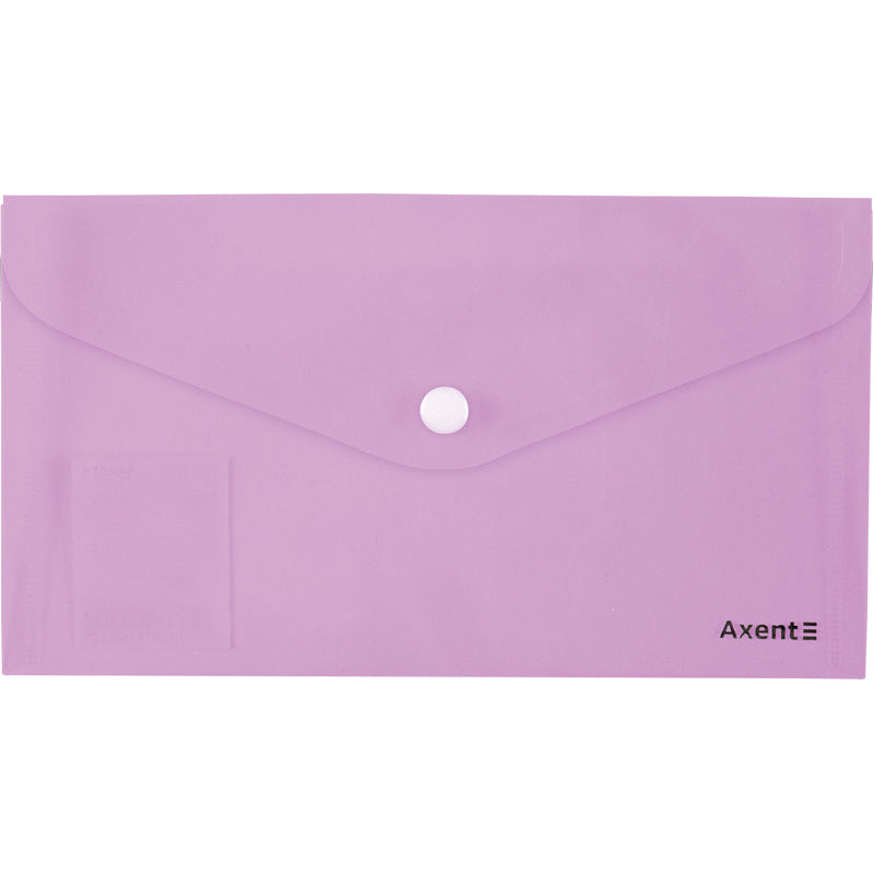 Folder with button Axent Pastelini 1414-36-A, DL, lilac