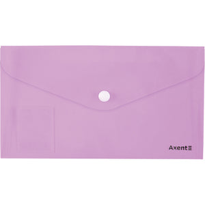 Folder with button Axent Pastelini 1414-36-A, DL, lilac