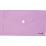 Folder with button Axent Pastelini 1414-36-A, DL, lilac