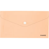 Folder with button Axent Pastelini 1414-42-A, DL, peach