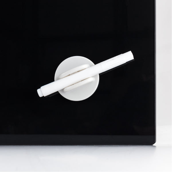 Magnetic Tempered Glass Board Axent 9614-01-A, 45x45, black