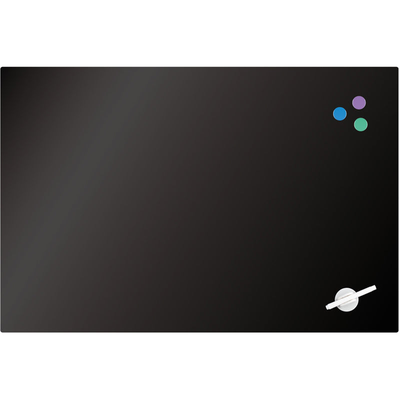 Magnetic Tempered Glass Board Axent 9615-01-A, 60x90, black