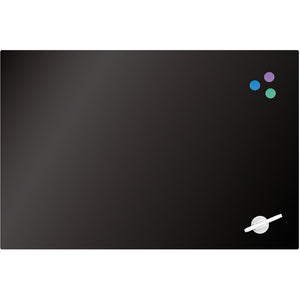 Magnetic Tempered Glass Board Axent 9615-01-A, 60x90, black