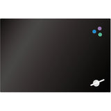 Magnetic Tempered Glass Board Axent 9615-01-A, 60x90, black
