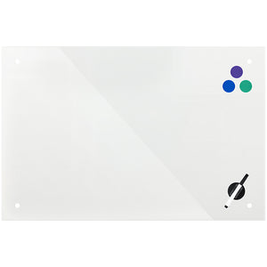 Magnetic Tempered Glass Board Axent 9616-21-A, 90x120, white