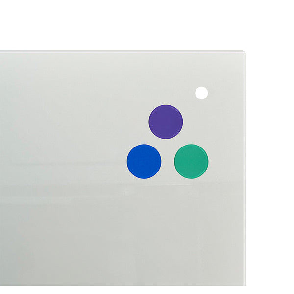 Magnetic Tempered Glass Board Axent 9616-21-A, 90x120, white