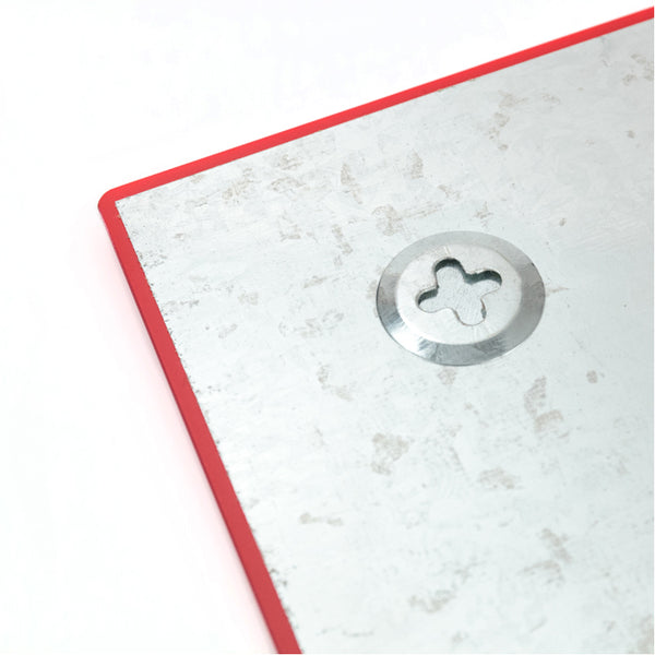 Magnetic Tempered Glass Board Axent 9616-06-A, 90x120, red