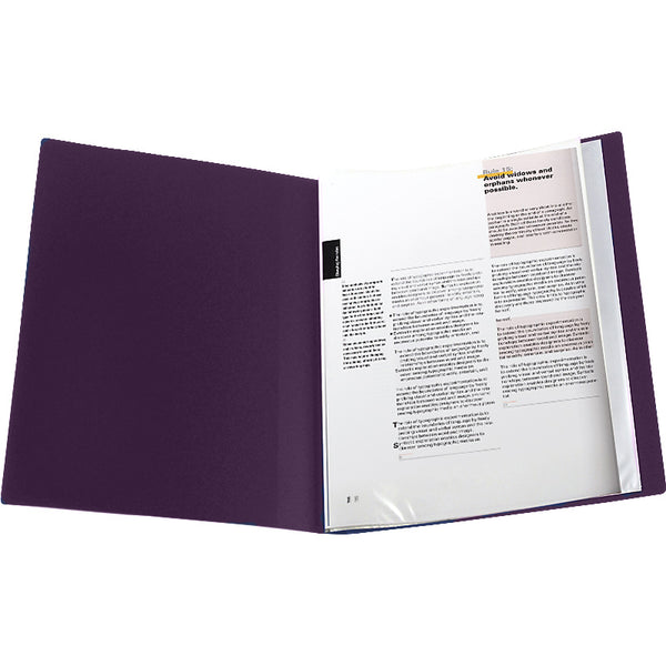 Display-book Axent 1010-11-A, A4, 10 files, dusty violet