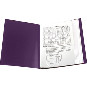 Display-book Axent 1030-11-A, A4, 30 files, dusty violet
