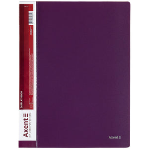 Display-book Axent 1040-11-A, A4, 40 files, dusty violet