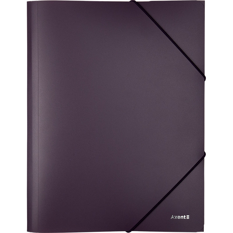 Folder with elastic bands Axent 1508-05-A, A4, dusty violet