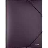 Folder with elastic bands Axent 1508-05-A, A4, dusty violet
