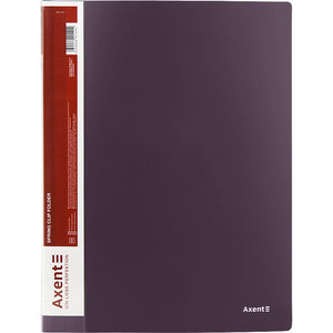 Folder with a hold down clip Axent 1301-11-A, A4, dusty violet