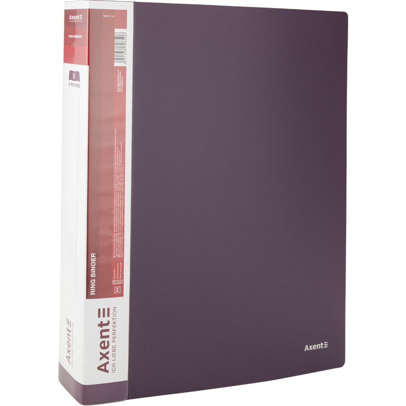 4-rings folder Axent 1208-26-A, 35 mm, A4, dusty violet