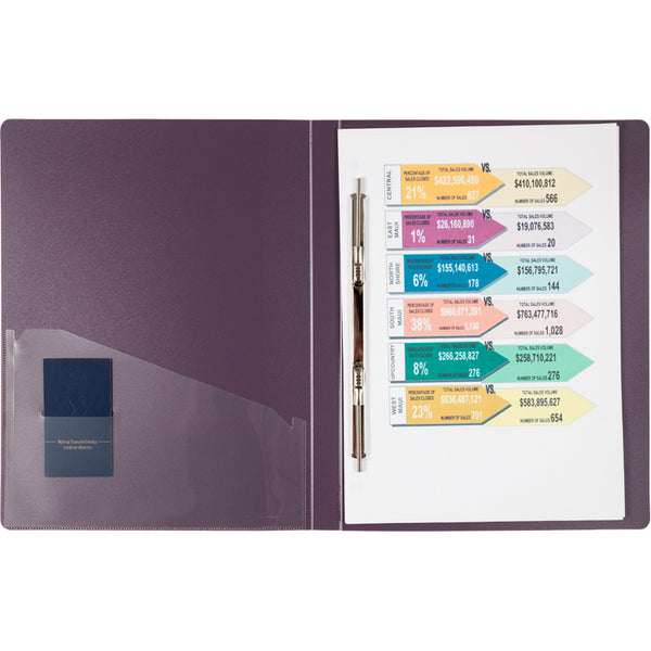 Clip folder Axent 1304-11-A, A4, dusty violet