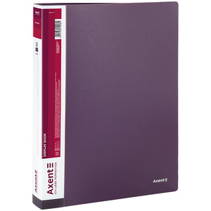 Display-book Axent 1060-11-A, A4, 60 files, dusty violet