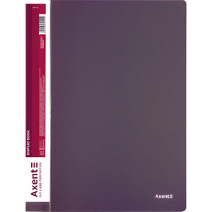 Display-book Axent 1280-11-A, A4, 80 files, dusty violet