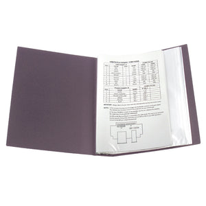 Display-book Axent 1280-11-A, A4, 80 files, dusty violet