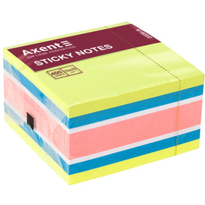 Sticky notes Axent 2326-51-A, 75x75 mm, 450 sheets, assorted colors